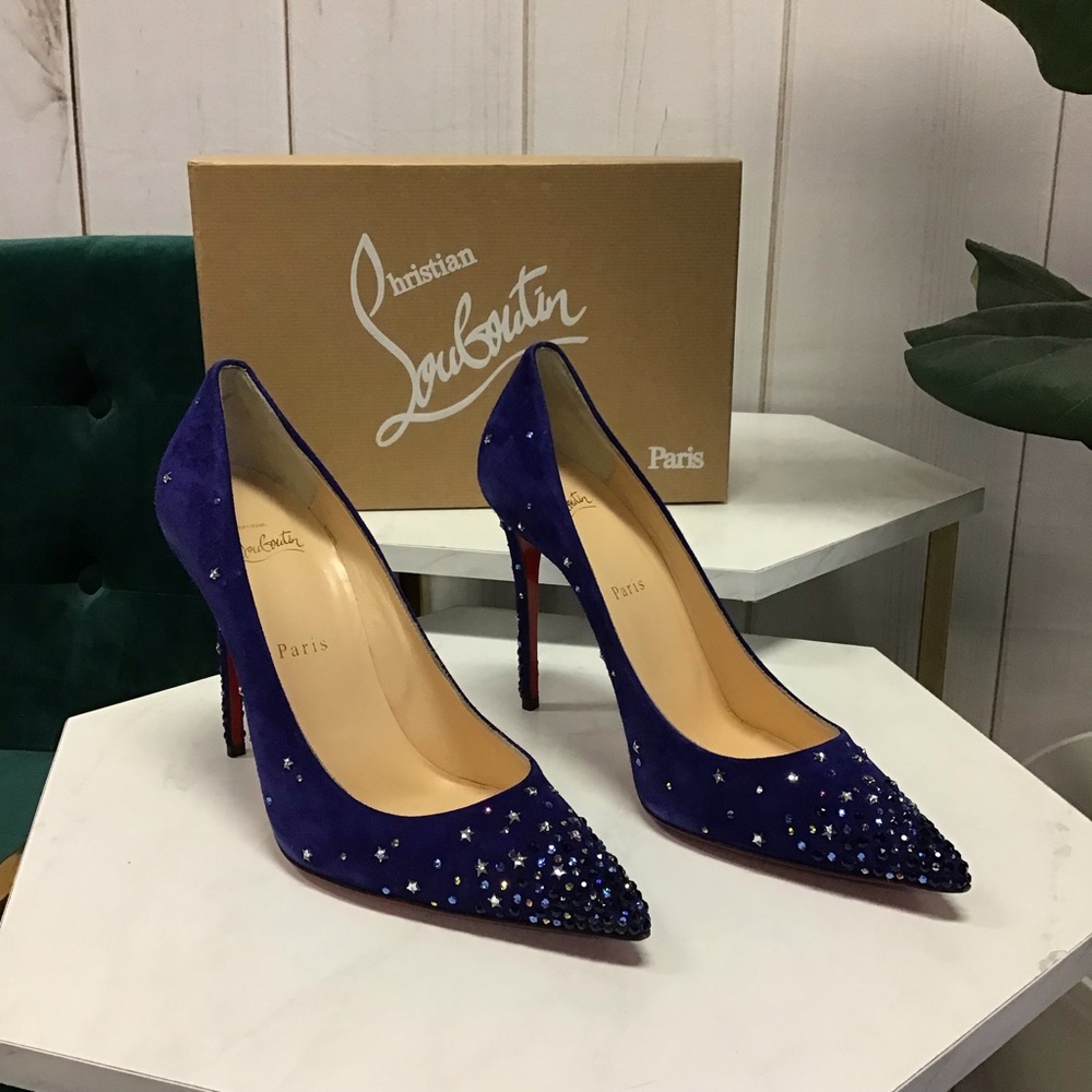 Christian Louboutin Veau Velours Gravitanita 100 Pumps